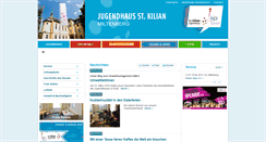 Desktop Screenshot of jugendhaus-st-kilian.de